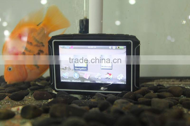 2016 Newest portable watrproof gps navigator with multinational map