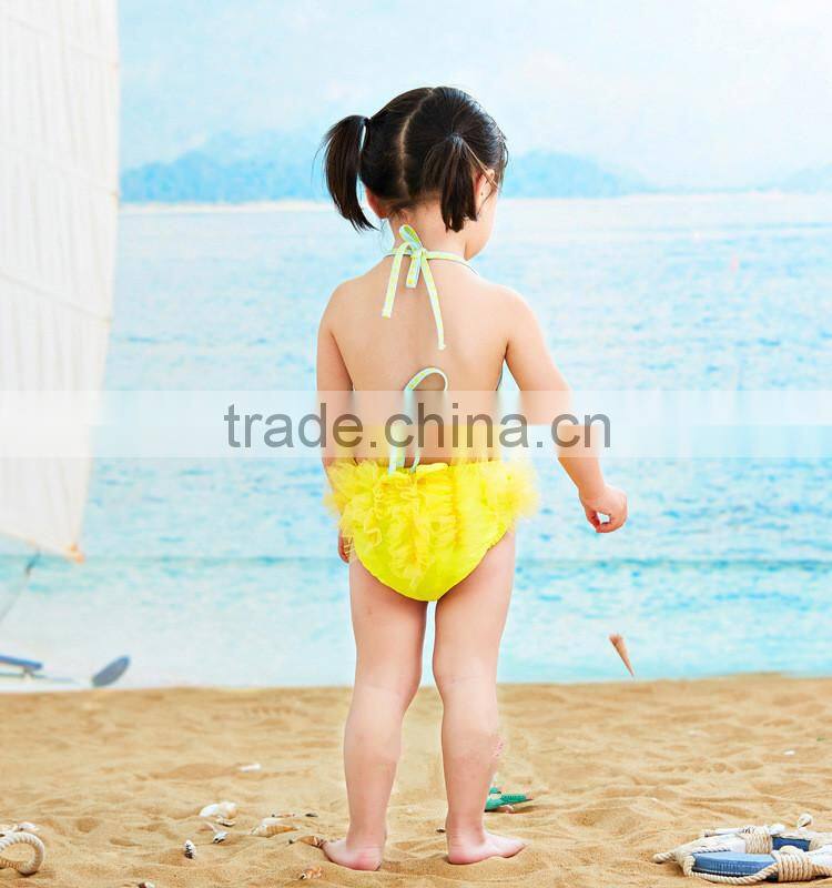 2015 Hot Sale Top Quality Girl Swimpants Korean Style Baby Lace Swimpants For Children Wear