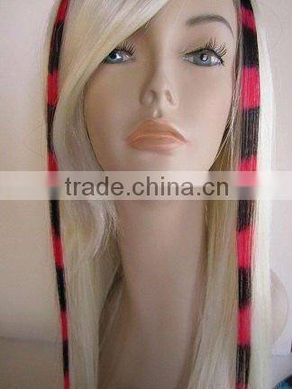Popular Clip In Feather Hair Extension 100% Remy Hair