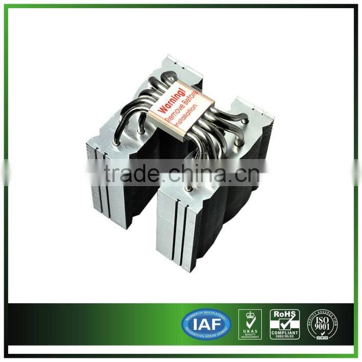 customized copper heat pipe heatsink 021