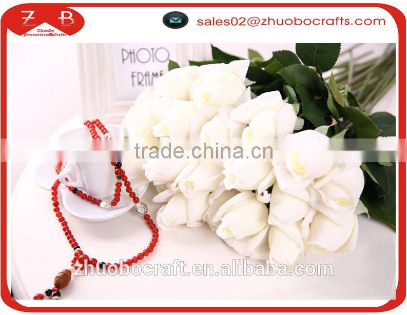 High quality PU moisturizing rose bud artifical flower decoration