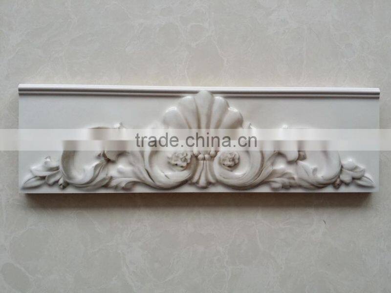 3D inkjet digital bathroom border ceramic tile
