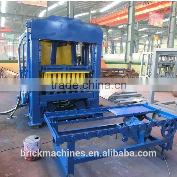 QT4-15 eco-friendly cement hollow block making machines price with high out-put