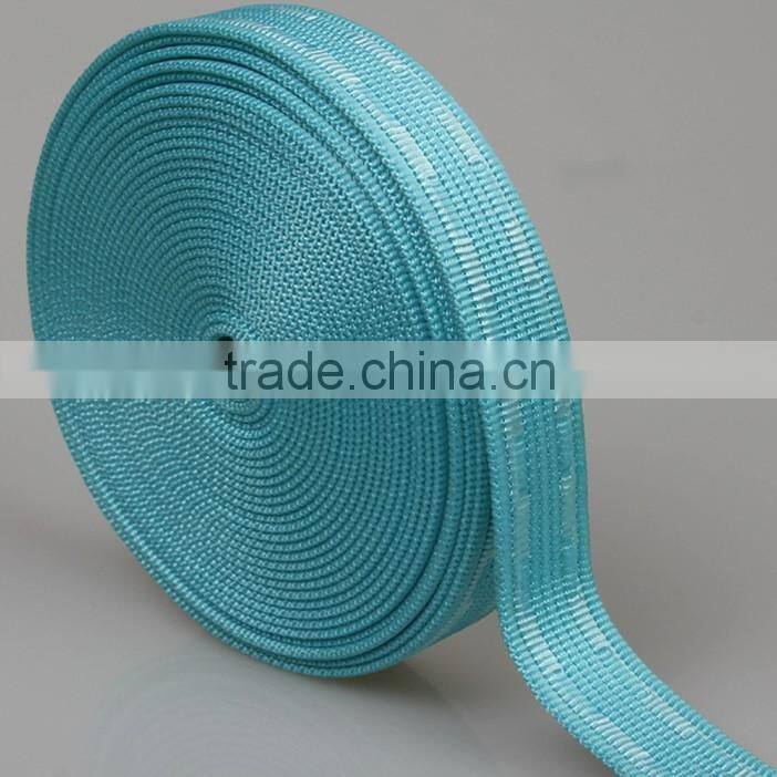 mixed color beads pattern and microproove polyester/pp webbing,Bump belt.