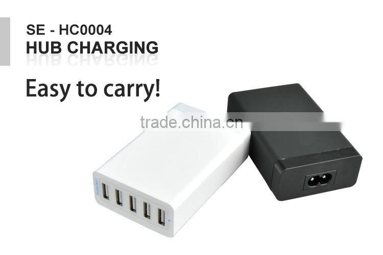 5V 8A 5 Port Desktop USB Charger Multi Port Charging Station Intelligent Chip Fast Charge USB HUB