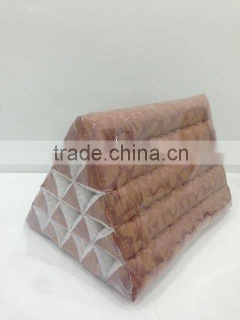 Thai Silk Triangle handmade pillow ( filled with kapok)