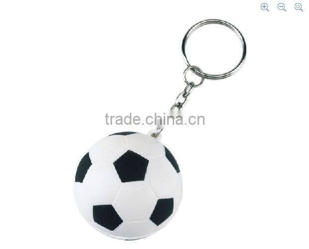 sales promotion rubber sport ball keychain