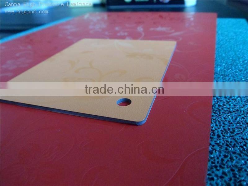 Simple design fireproof laminate table top dining tables