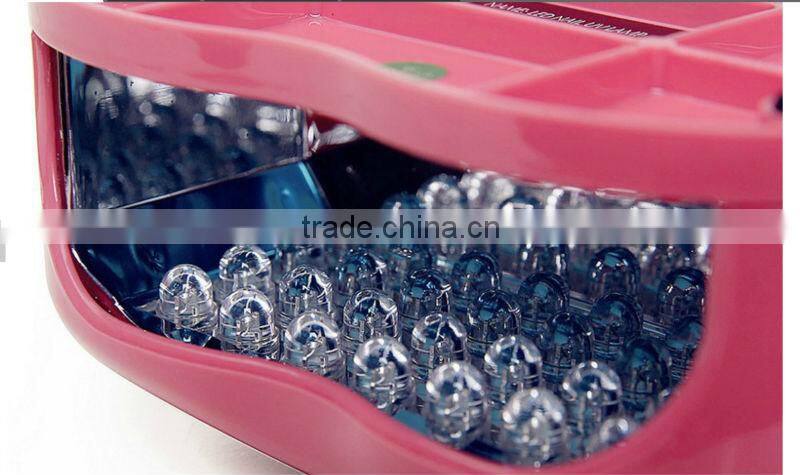 2014 New 220~240V EU Plug 3W LED Uv Lamp Nail Gel Polish Manicure Nail Dryer Mini Portable Heart Shap with CE certificated,