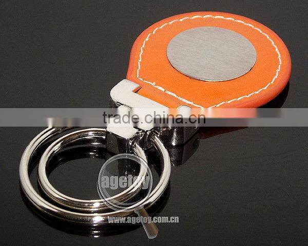 Leather Coin Holder Key Ring