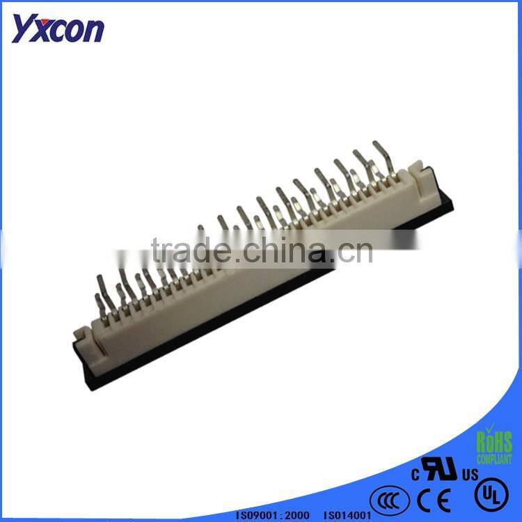 Dongguan Yxcon 15 pin dual row right angle FPC connector