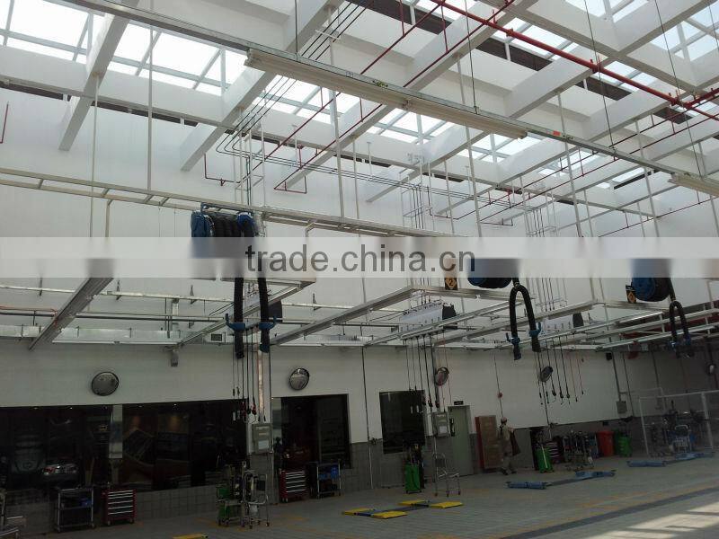 exhaust extraction system (manual plastic hose reel series)