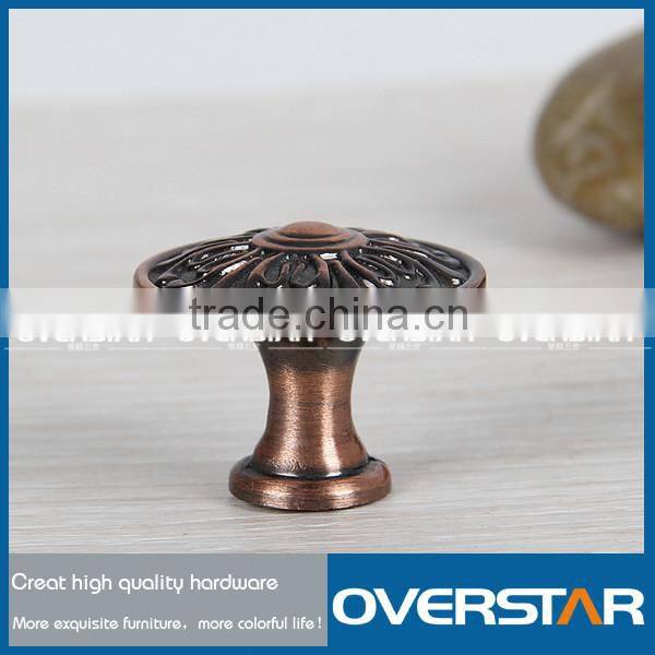 Zinc Alloy Antique Wooden Kitchen Cabinet Door Knob