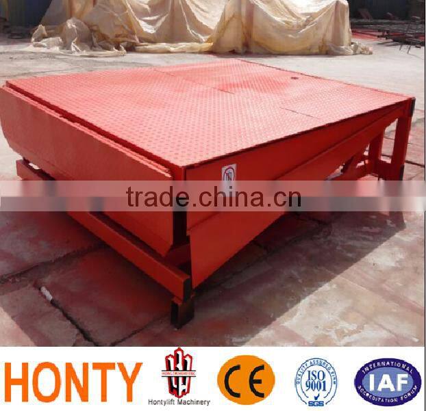 stationary heavy duty garage forklift dock leveler