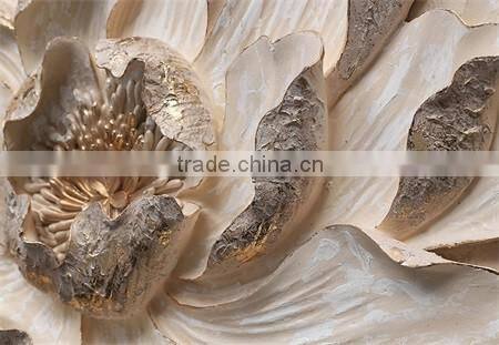 Fashionable Relief Flower Painting Decor Art Traditional Oli Painting