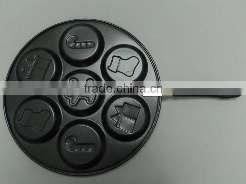 non stick Xmas pancake maker baking pan mould