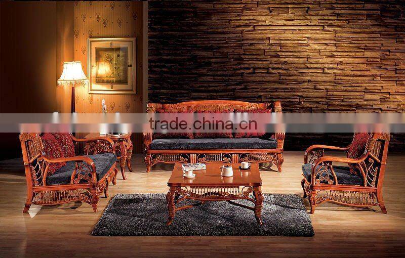 Fashionable Leisure Cane Sofa Sets