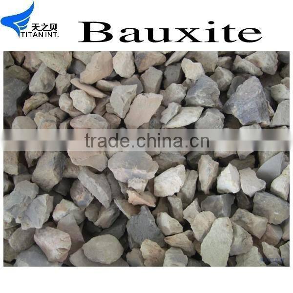 Titan 85% alumina 1-3mm calcined bauxite with low price