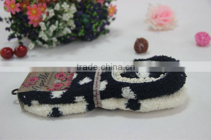 Lady microfiber low cut ankle socks room socks