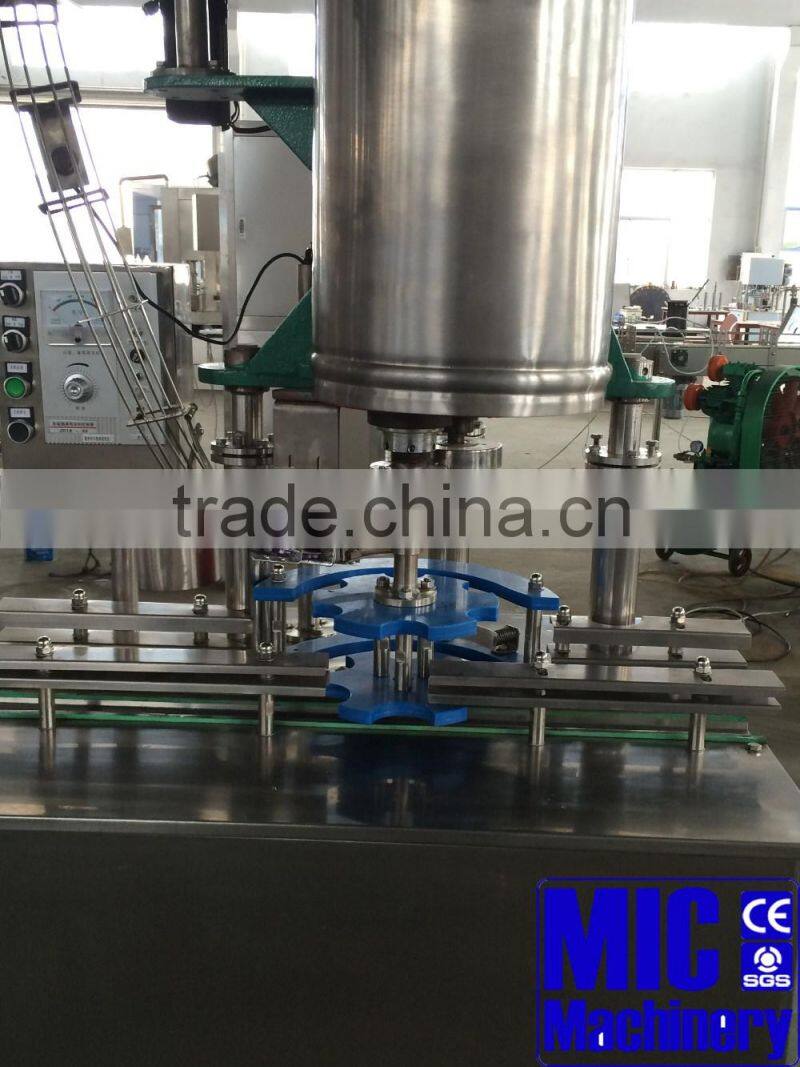 MIC-12-12-1 glass bottle filling machine small juice filling machine juice filling machine can reach 2000 BPH for metal cap