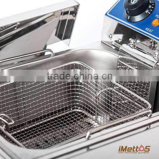 20L S/S Dual tank With oil Drain Valve Commercial General Electric Deep Fryer