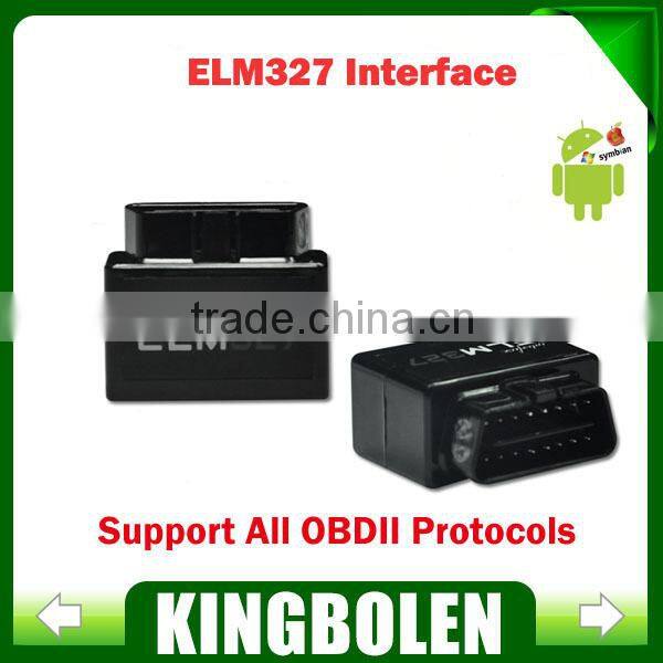 Black Super Mini ELM 327 Bluetooth ELM327 interface Car Diagnostic tool