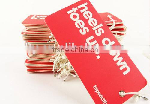 blank white card paper swing tags (M-HT184)