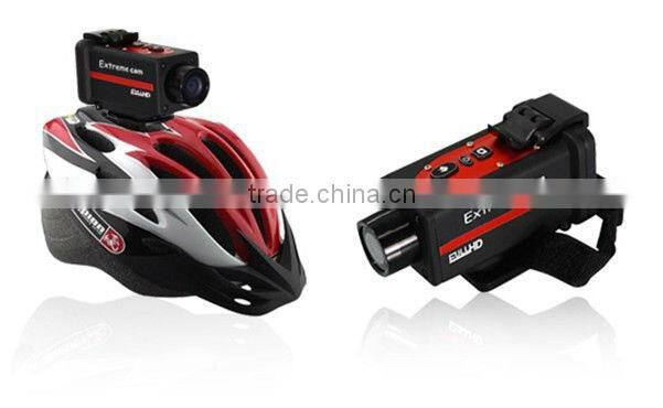 waterproof 20 Meters sport camera 1.5 inch TFT Screen high resolution car dvr camera