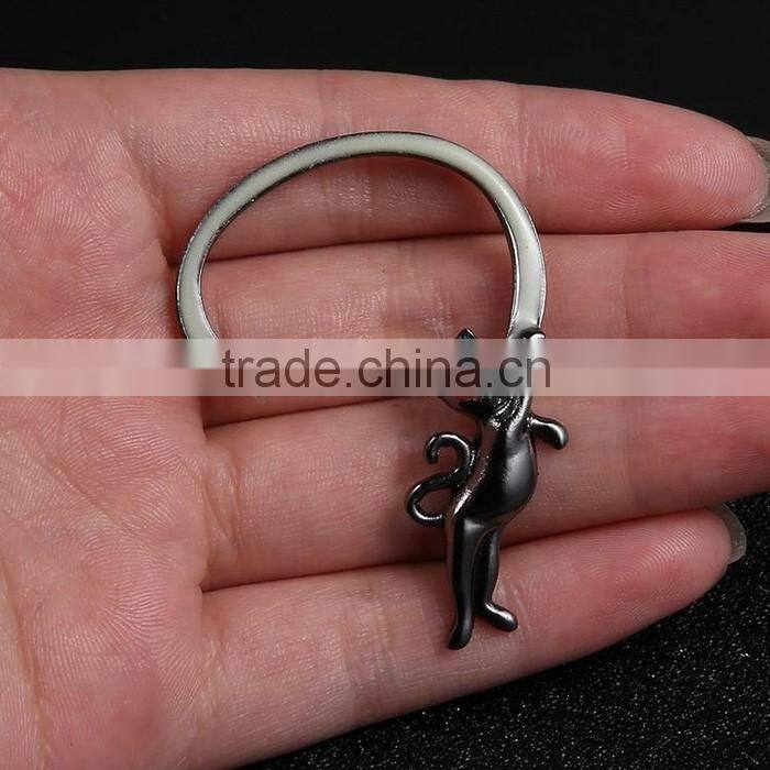 Women wear cheap ear cuff jewelry night lights cute cat earring