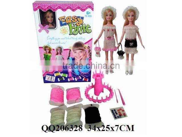 DIY wool knit play set ear muffs