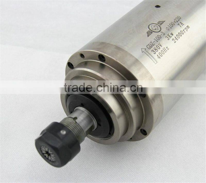 Toauto GDZ100-3(380V) water cooled ac motor spindle 24000rpm 3kw