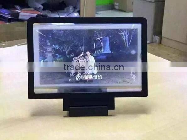 Foldable mobile phone LCD LED screen magnifier bracket,mobile phone screen magnifier Enlarge stand Cellphone Magnifier