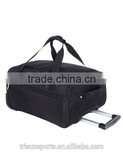 carry-on duffle hanging durable polyester material men rolling travel bag