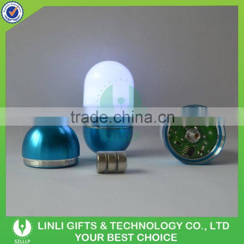 New Design Promotional Pill Shape Led Light With Tumbler Function