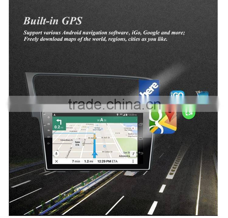 Sinocastel high quality 8 inch Android car audio player with 3G,Bluetooth,Mirror Link for vw universal series