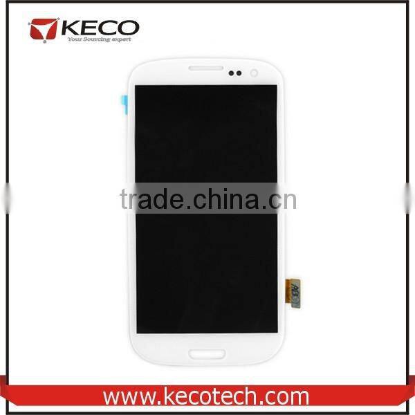 Phone LCD Display With Touch Digitizer Assembly For Samsung Galaxy S3, For Samsung Galaxy SIII I9300 LCD Screen Touch