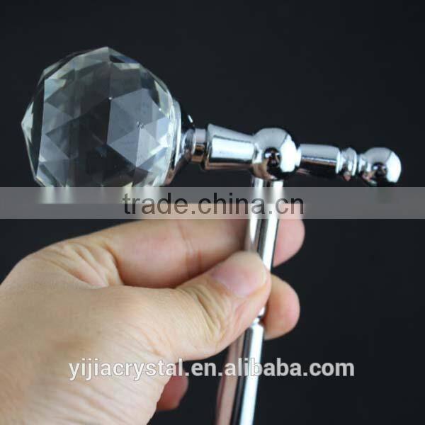 New design silver or gold color best seller factory directly sale cheap price crystal curtain pole