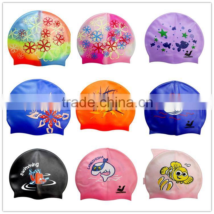 Latest design swiming cap lower resistance / 50+UPF protection / exceptional breathability swim caps