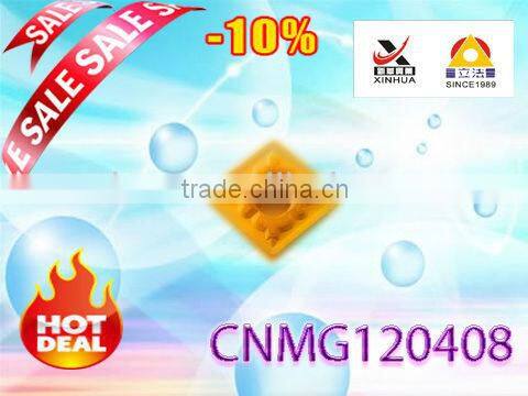 100% cemented carbide inserts CNMG120408 for around