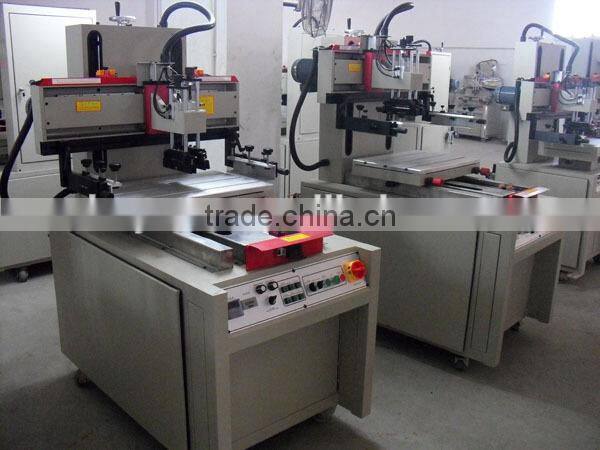 Semi-automatic flatbed screen printer with worktable shuttle/vacuum table screen printer GW-3050P