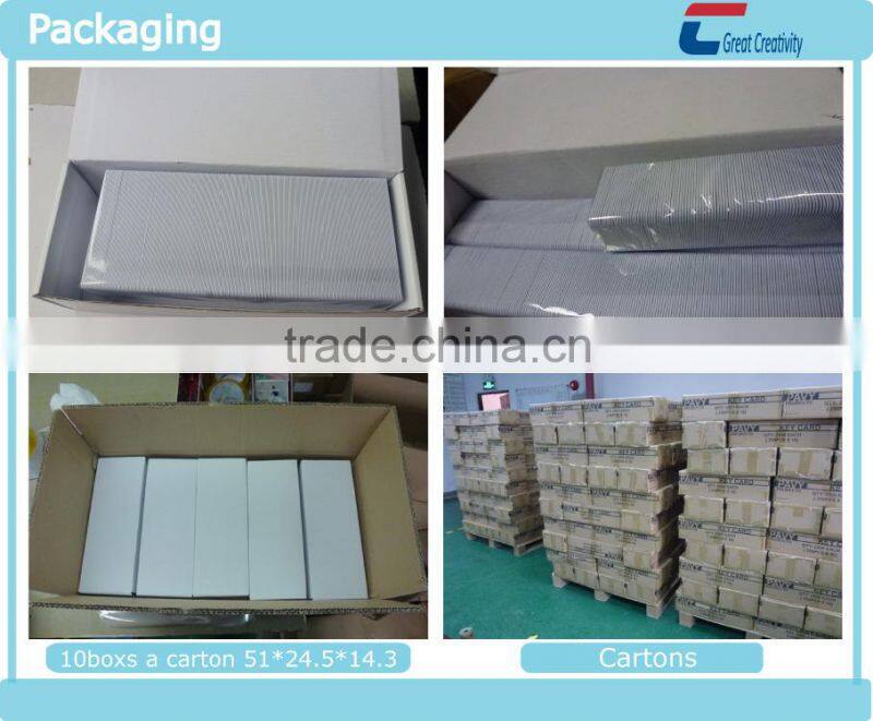 High quality clear frosted plastic business cards, Transparent PVC business card