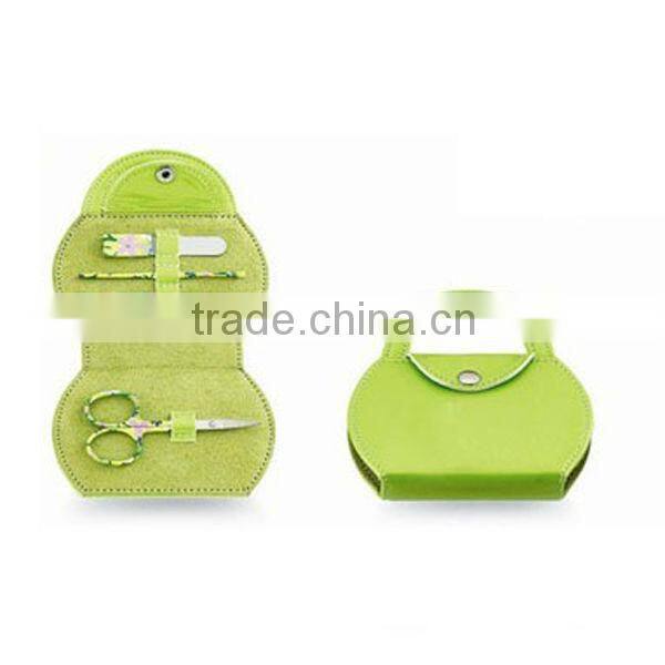 stainless steel manicure set/pu manicure tools/manicure set gift/beauty gift