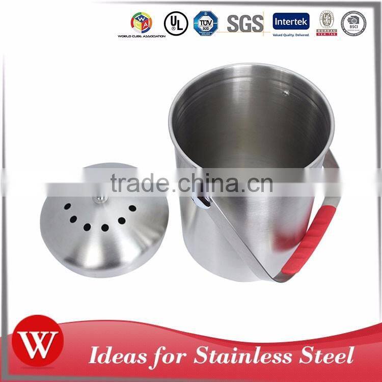 houseware factory home-use 1.0 gallon metal mini trash can