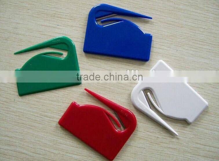Plastic letter opener, Letter Cutter with Steel blade, Cheap Letter Opener