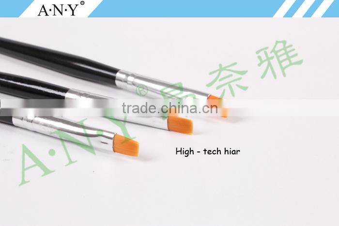 ANY Cheap Wood Handle UV Gel Nails Beauty Design Nail Brush Nail Care Set