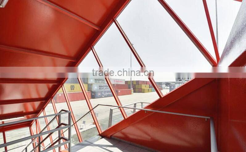 Beautiful prefab glass container house