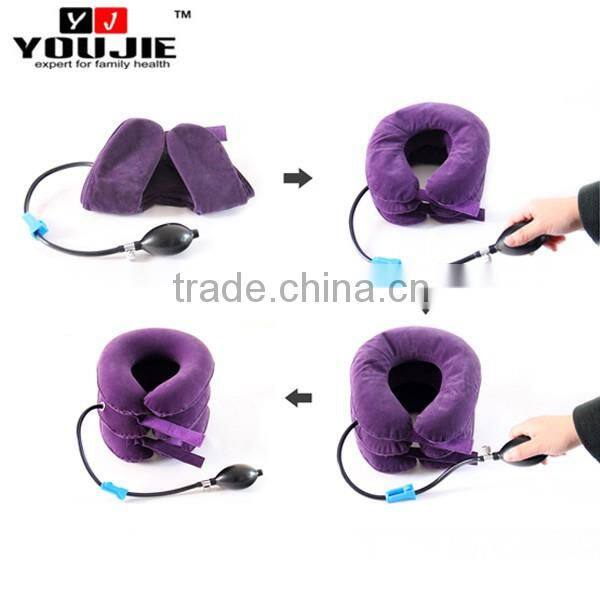 Physical therapy inflatable neck support neck brace for neck fatigue