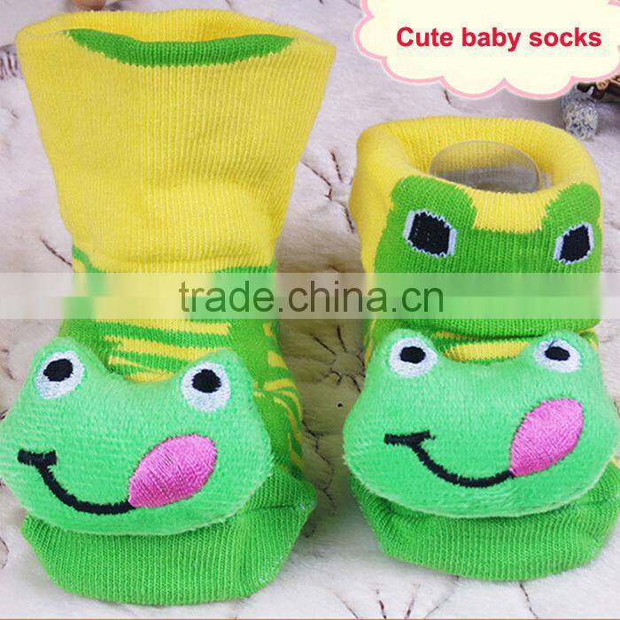 2015 hot sale baby cartoon tube sock cost-effective baby sock shoes