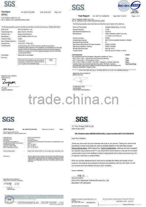 Naughty Growing Grass Head Doll Wholesaler