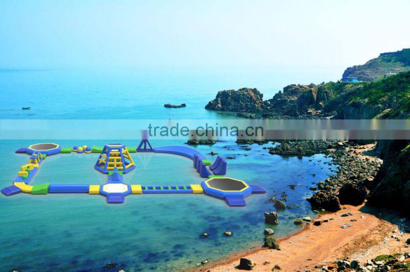 Open Sea Extreme Water Park Equipment Giant Inflatable Water Park For Children And Adults